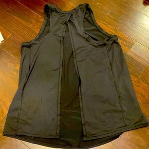 Lululemon open black tie tank top